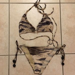 AUTHENTIC Just Cavalli Animal Print Bikini